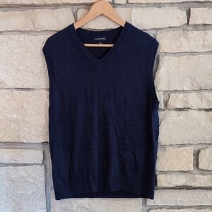 Lands' End Dark Blue Sweater Vest